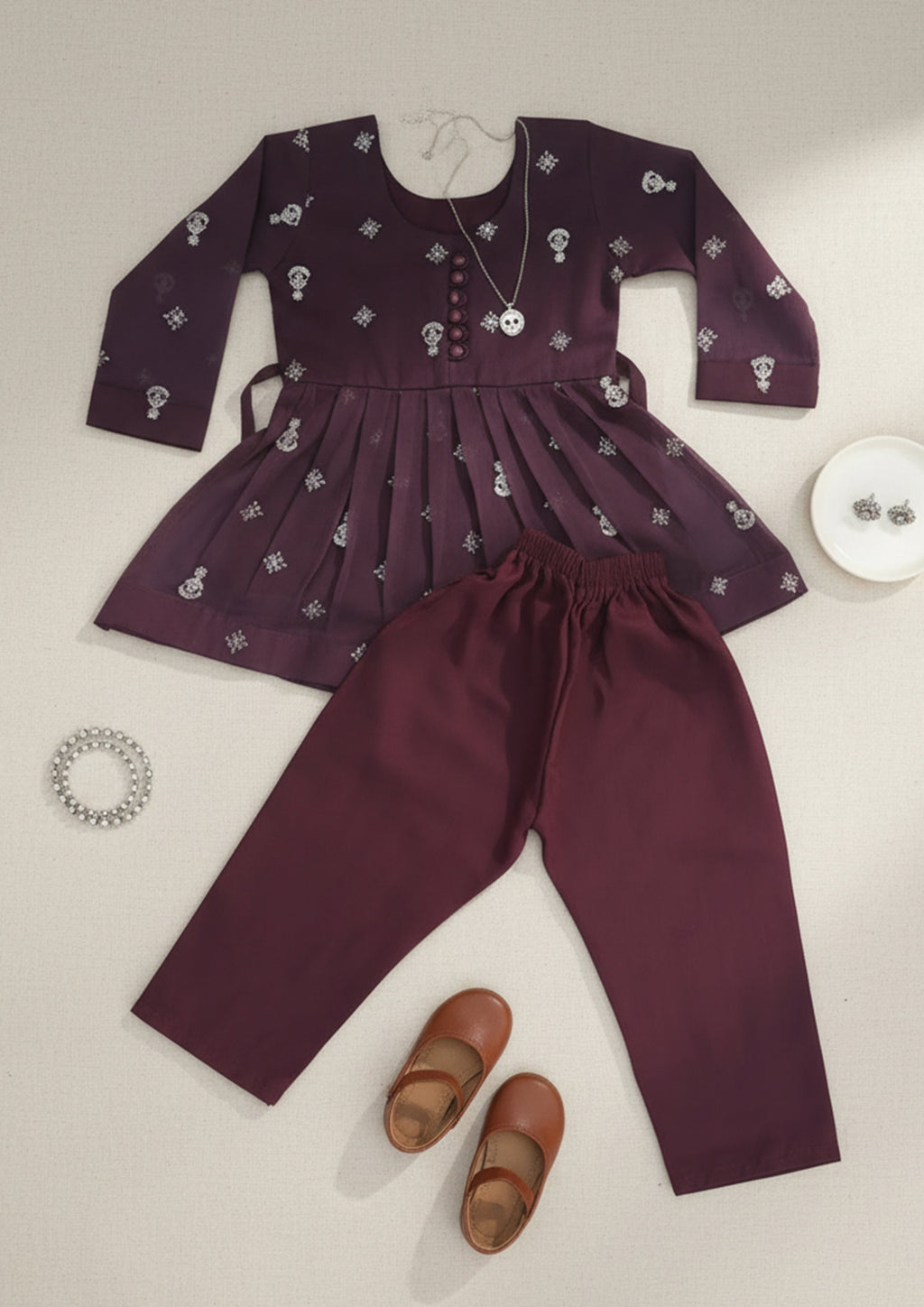 Baby Girls 3 Piece Fancy Frock