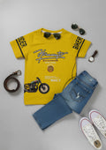 Short sleeves casual printed T-shirt