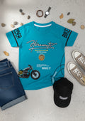 Short sleeves casual printed T-shirt