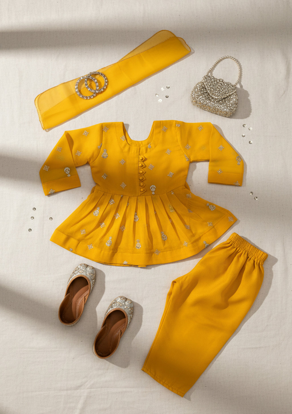 Baby Girls 3 Piece Fancy Frock