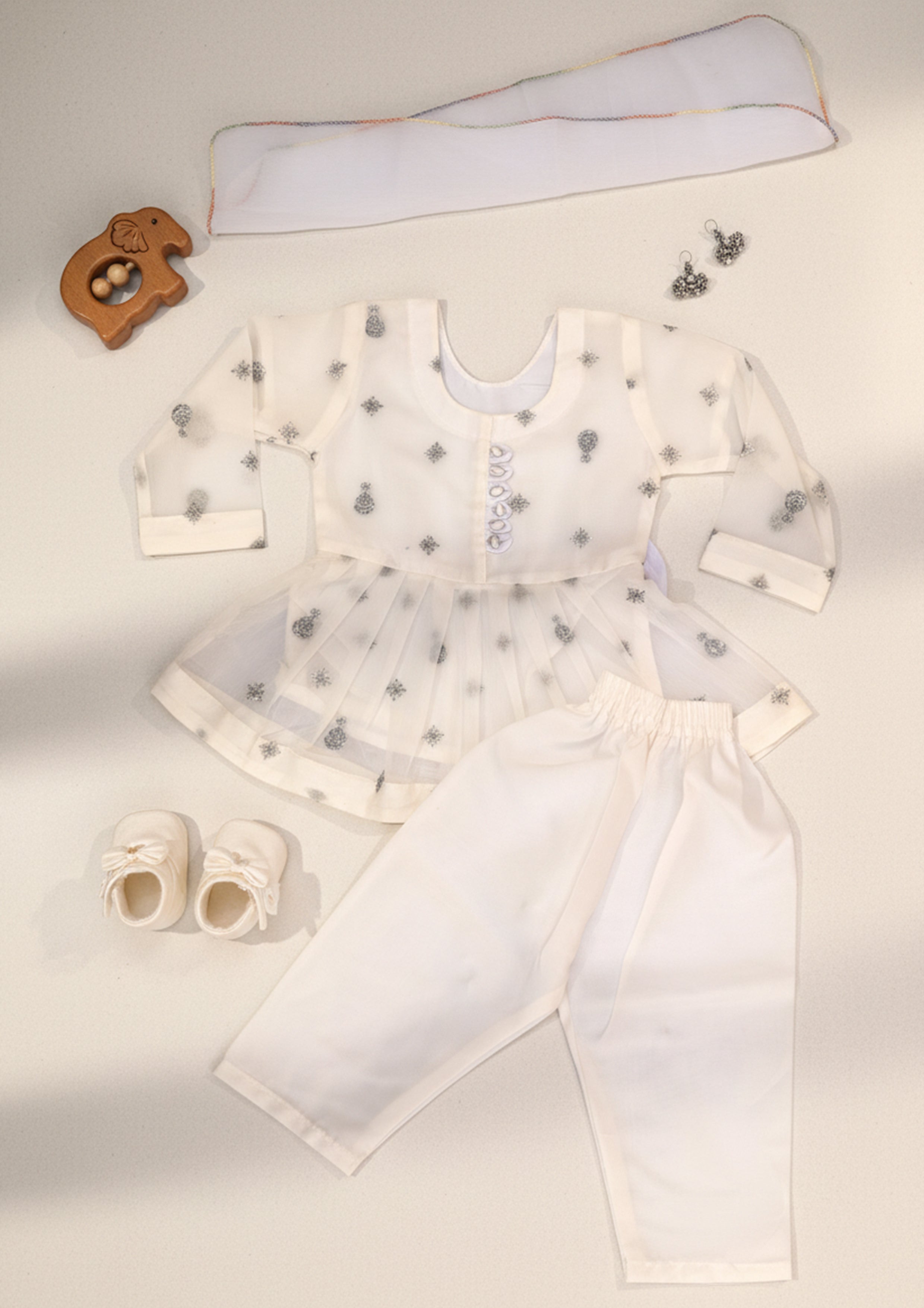 Baby Girls 3 Piece Fancy Frock