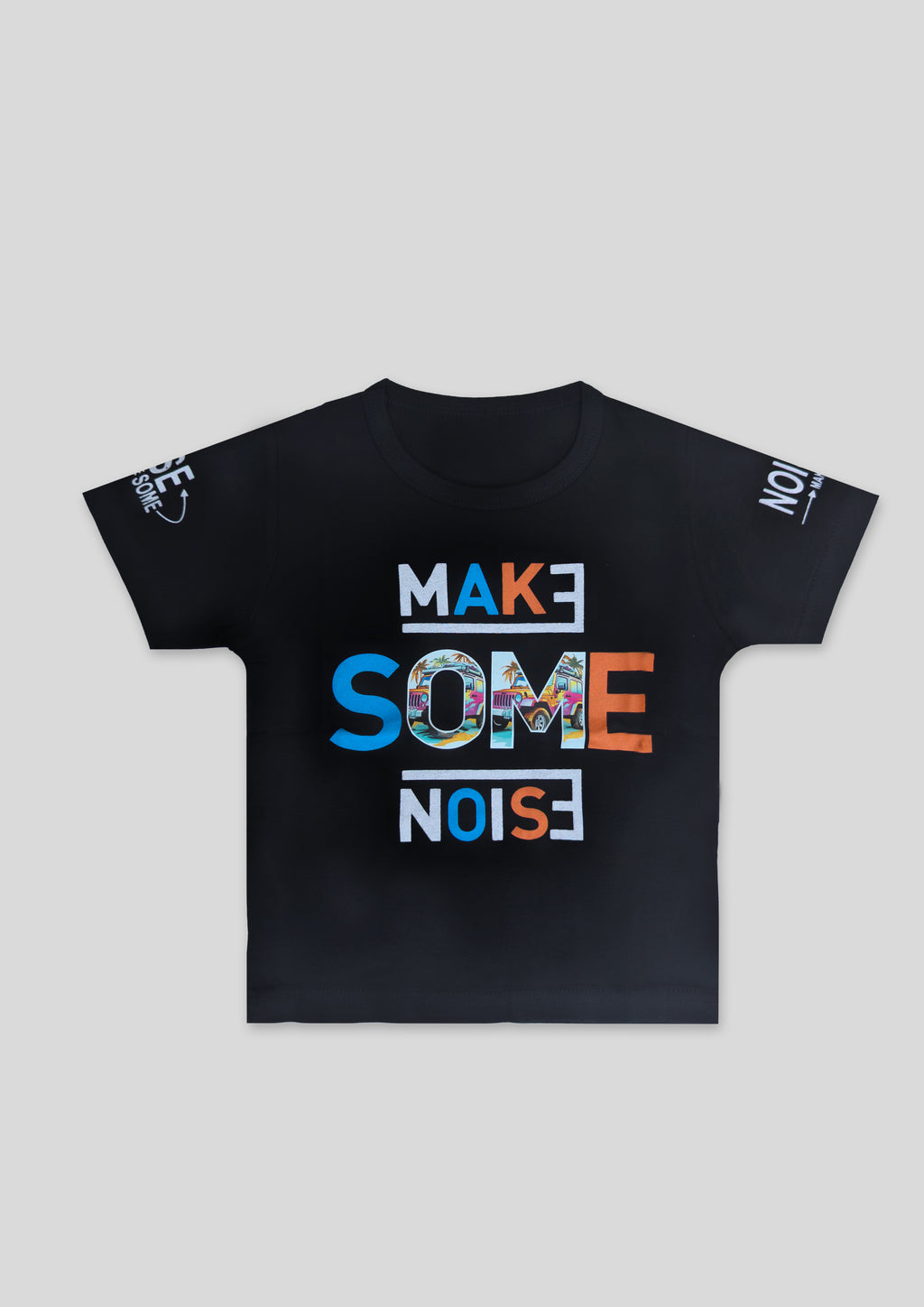 Short sleeves casual printed T-shirt