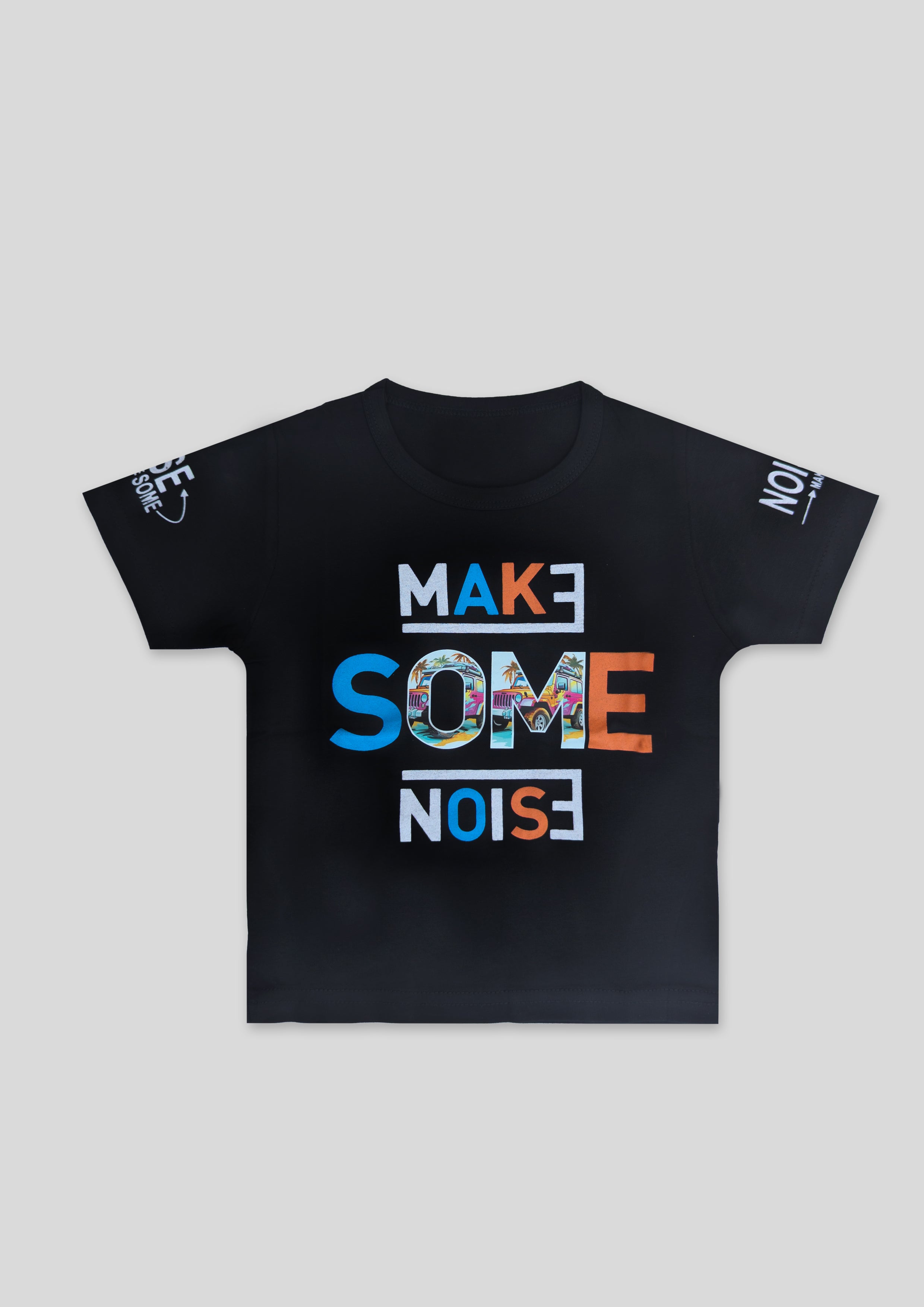 Short sleeves casual printed T-shirt