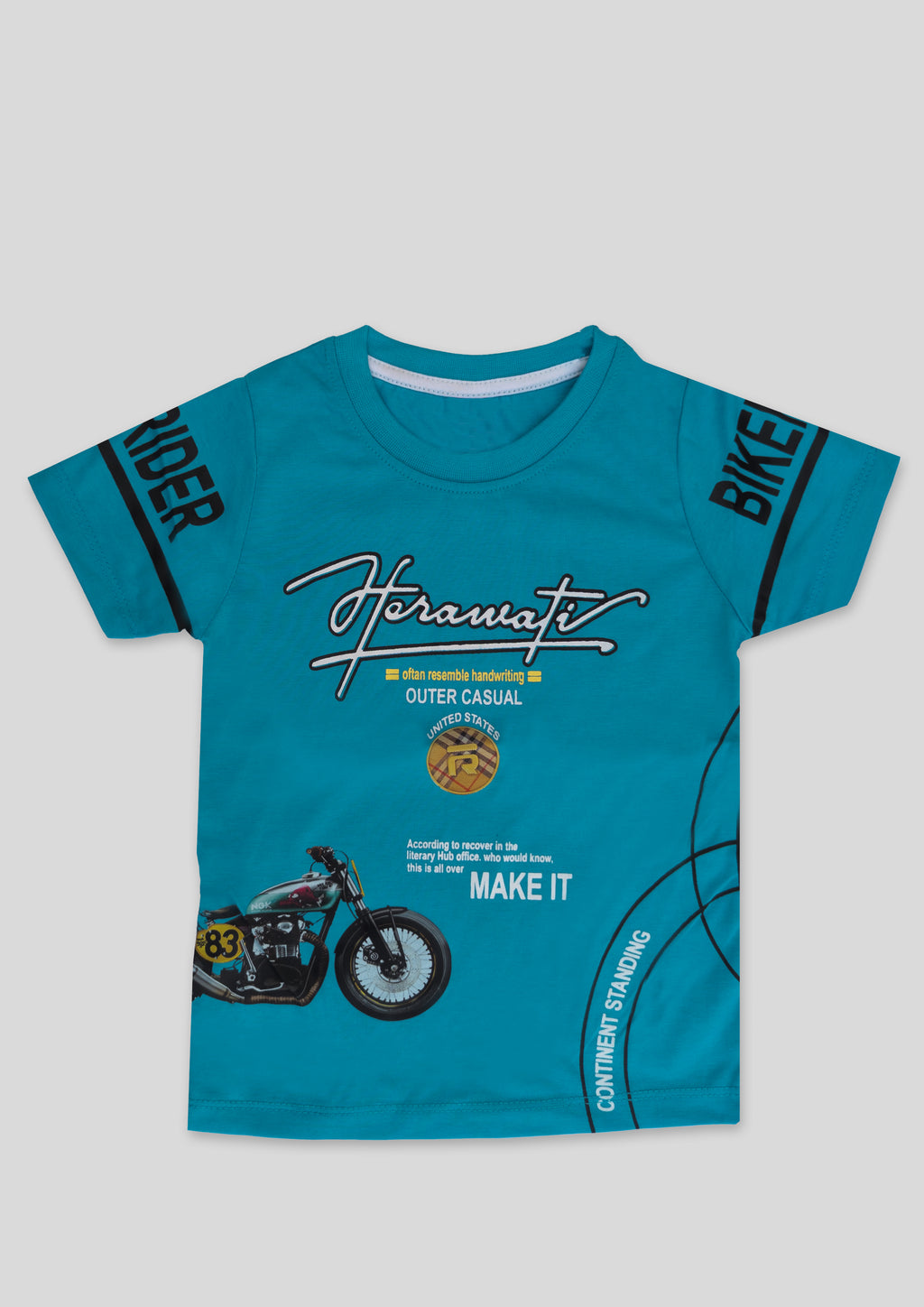 Short sleeves casual printed T-shirt