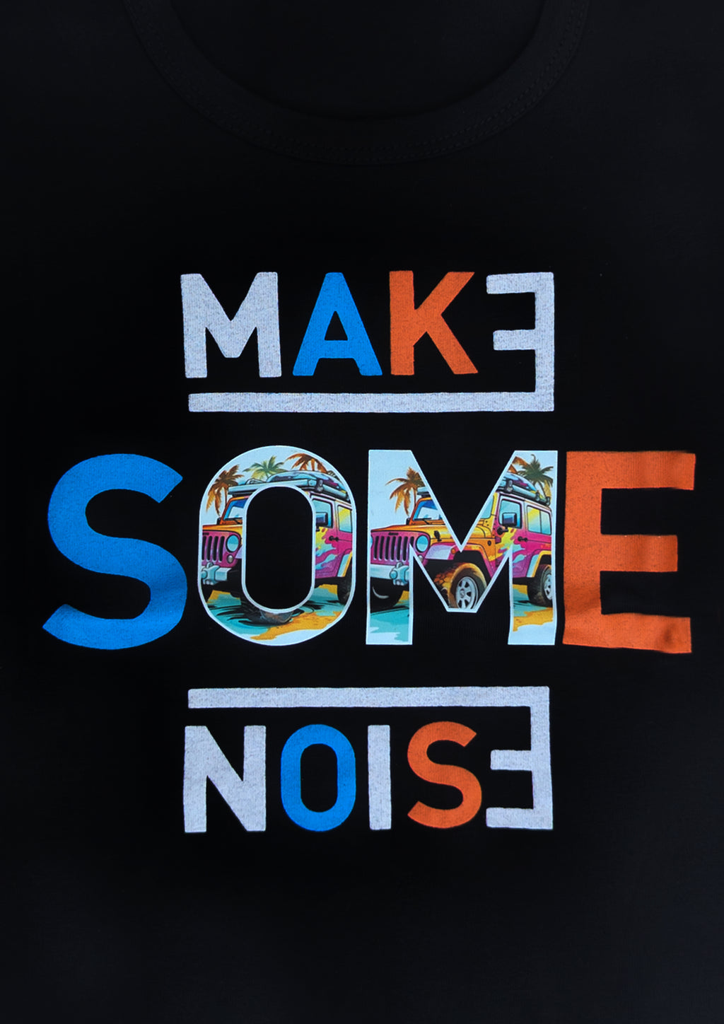 Short sleeves casual printed T-shirt