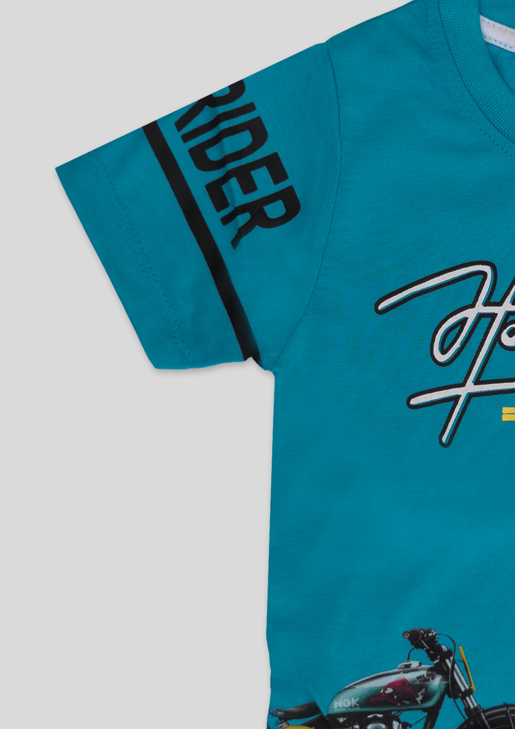 Short sleeves casual printed T-shirt