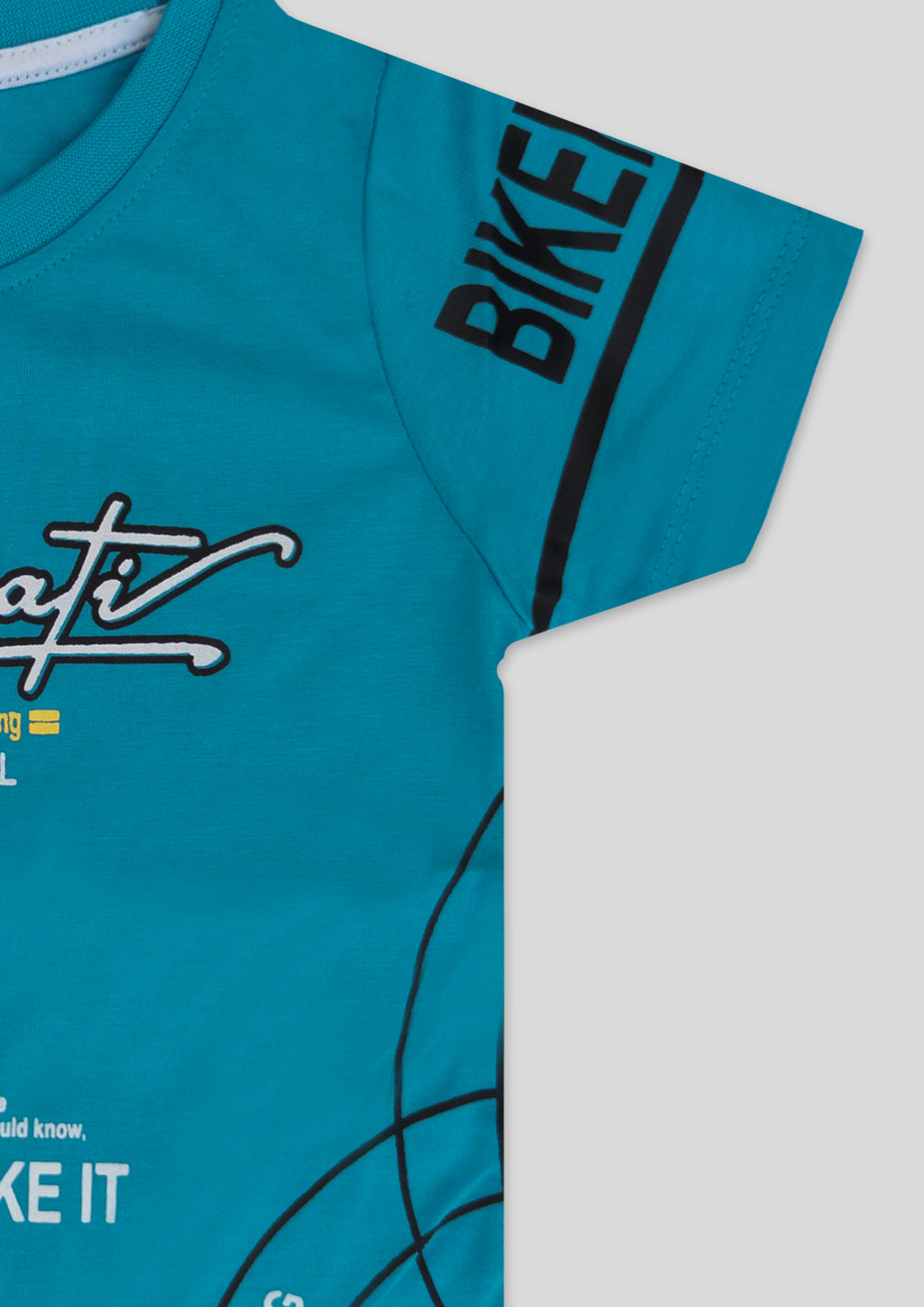 Short sleeves casual printed T-shirt