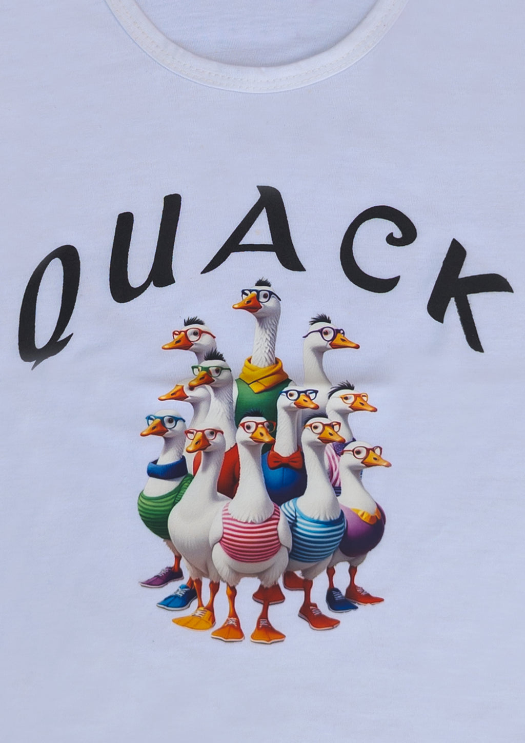 Quack Printed Short Sleeves T-shirt
