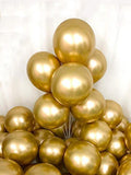 CHROME BALLOONS - GOLDEN